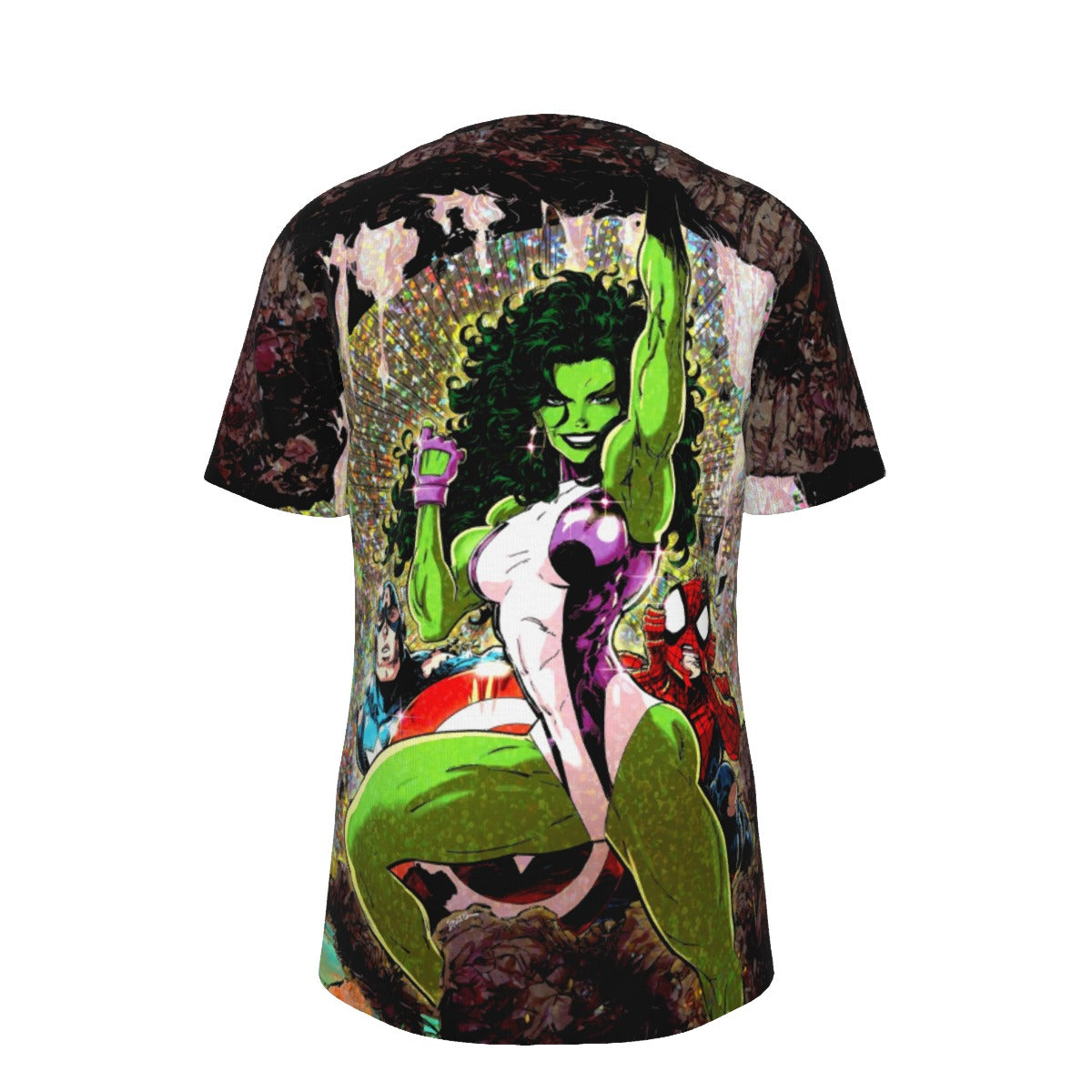 SHE-HULK 1 V2 OVER PRINT SHIRT AND TANK TOP- ELECTRO - KAARE ANDREWS VARIANT