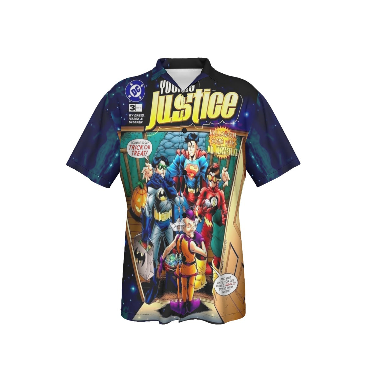 YOUNG JUSTICE 3 ALL OVER PRINT SHIRT AND TANK TOP - NAUCK ART