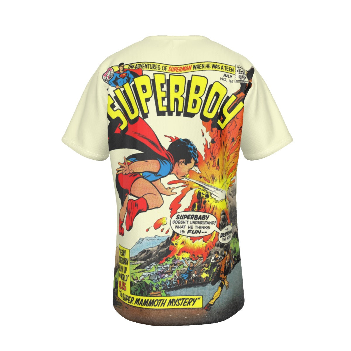 SUPERBOY 167 OVER PRINT SHIRT AND TANK TOP - NEAL ADAMS ART