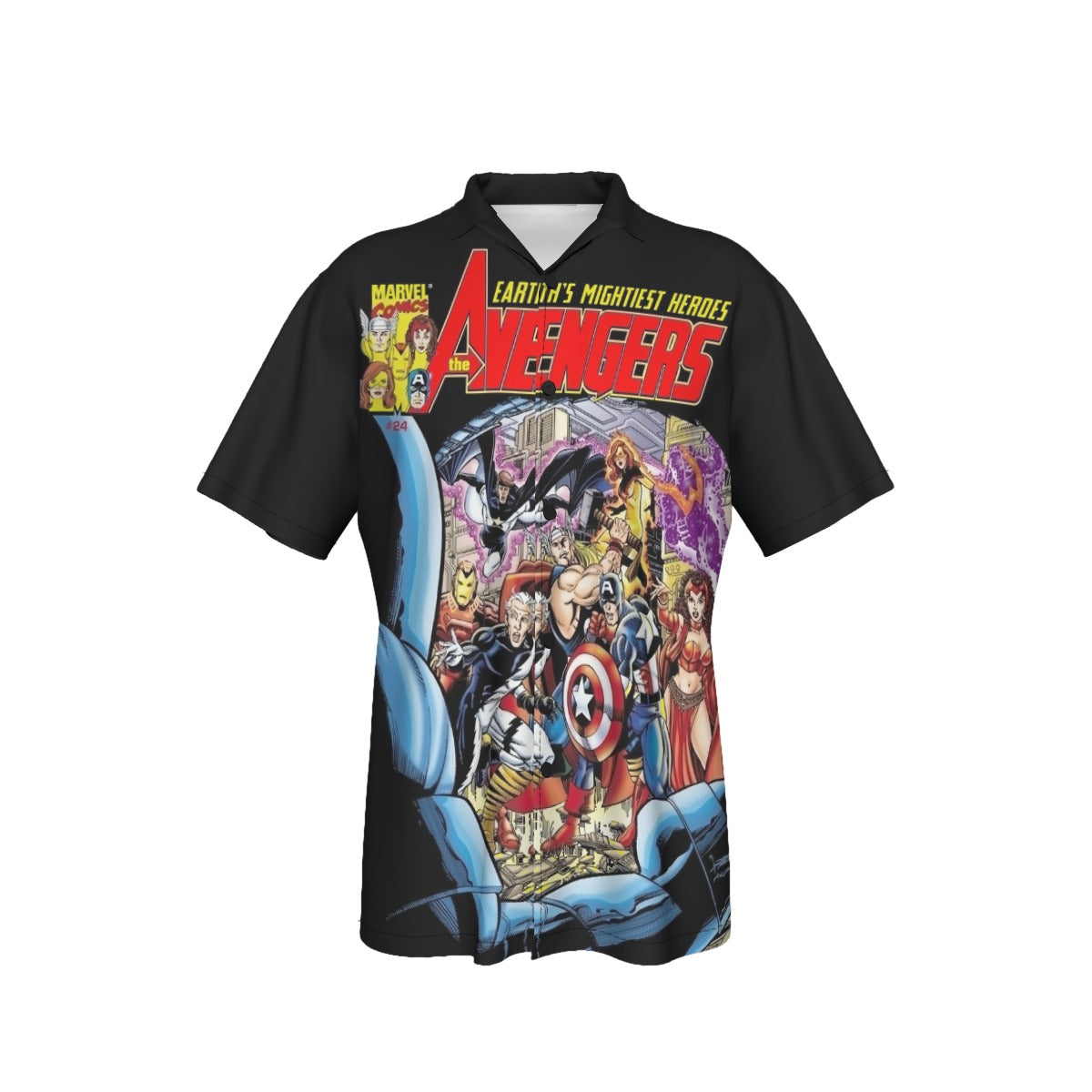 AVENGERS 24 ALL OVER PRINT SHIRT AND TANK TOP -PEREZ ART