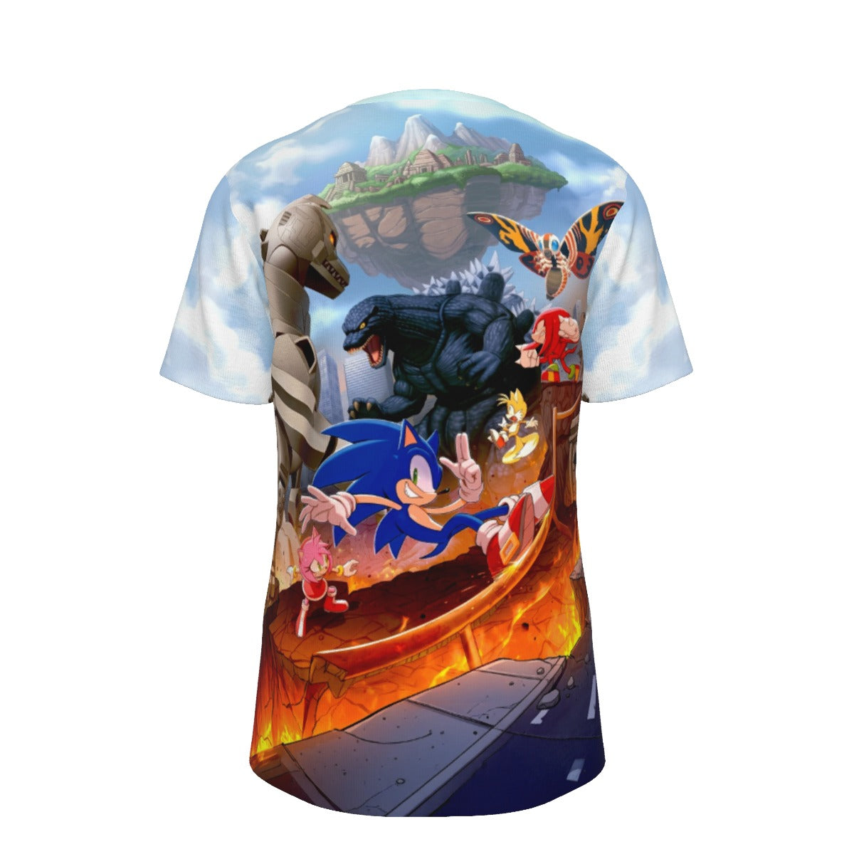 SONIC VS GODZILLA All Over Print Shirt & Tank Top