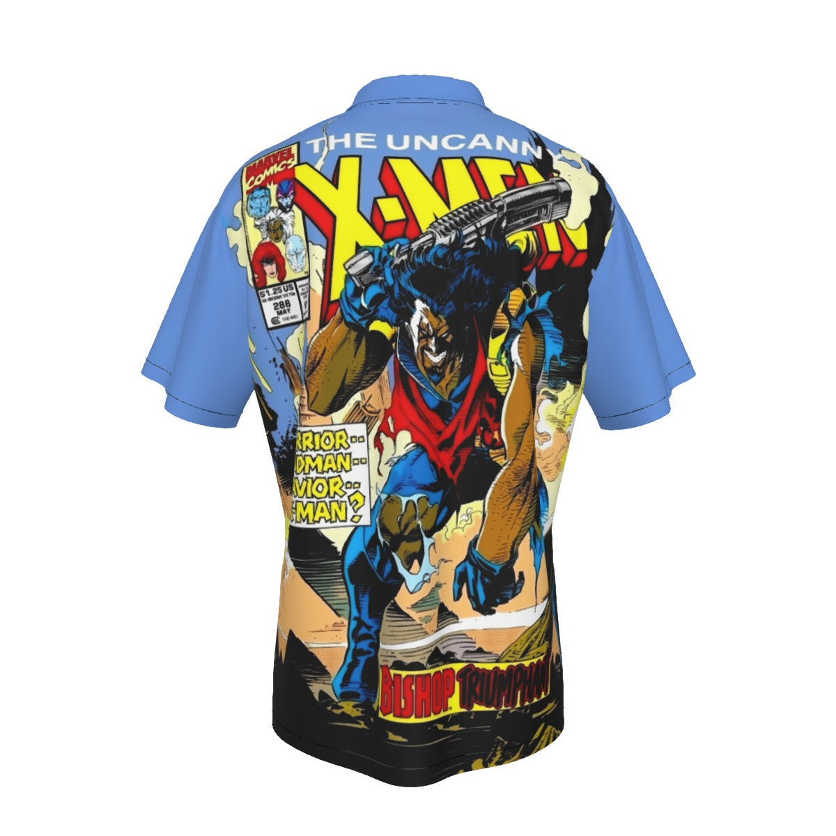 UNCANNY XMEN 288 ALL OVER PRINT SHIRT AND TANK TOP - BISHOP