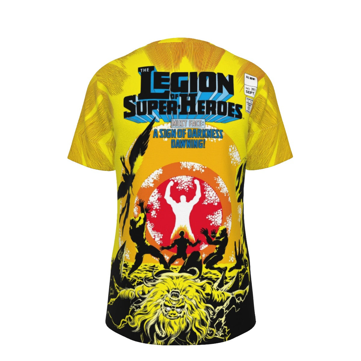 LEGION OF SUPERHEROES 291  All Over Print Shirt & Tank Top -THE GREAT DARKNESS SAGA