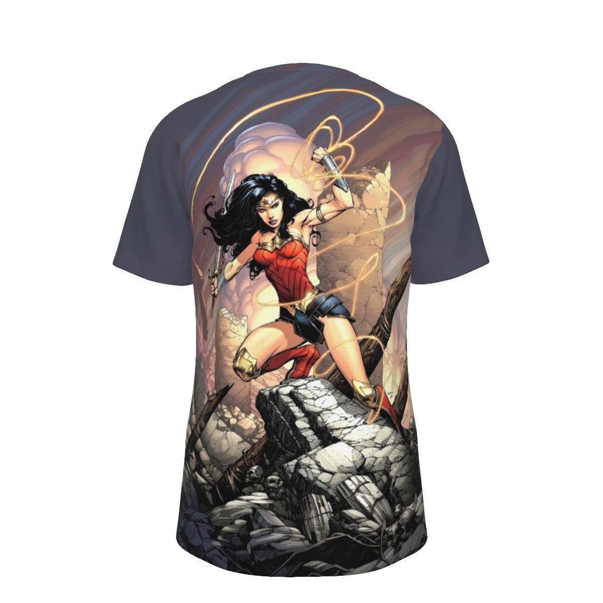 WONDER WOMAN 69 VAR  ALL OVER PRINT SHIRT AND TANK TOP - DAVID FINCH ART