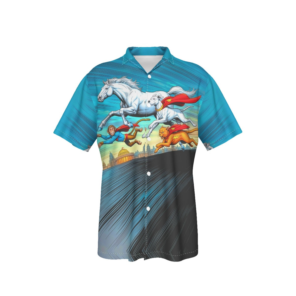 SUPER PETS GO All Over Print Shirt & Tank Top - ORIGINAL ART