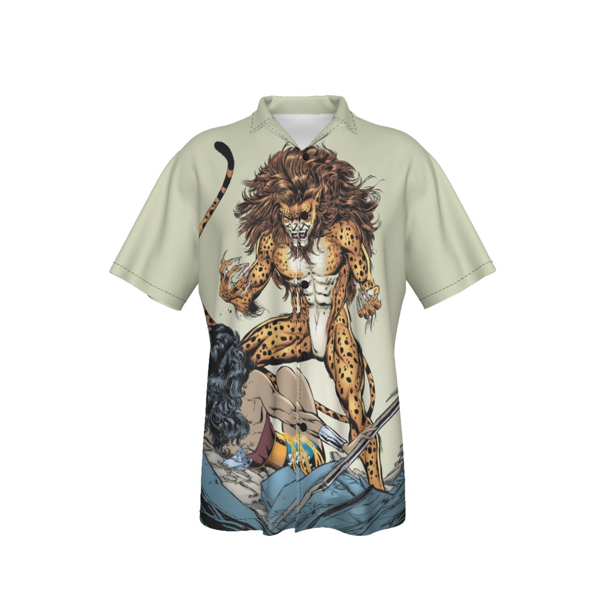 WONDER WOMAN VS CHEETAH All Over Print Shirt & Tank Top - PHIL JIMENEZ ART