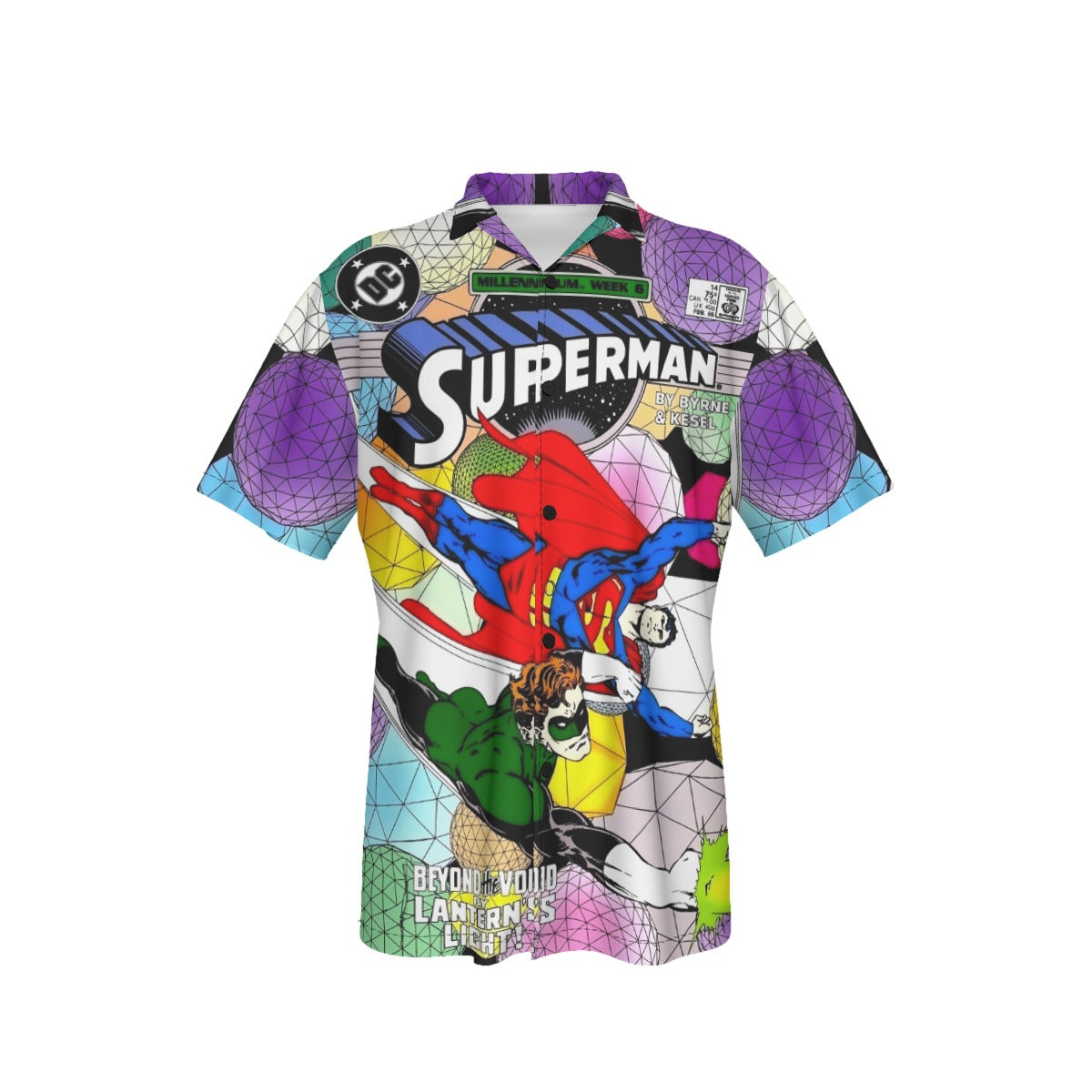 SUPERMAN 14 v2 ALL OVER PRINT SHIRT AND TANK TOP- -JOHN BYRNE ART