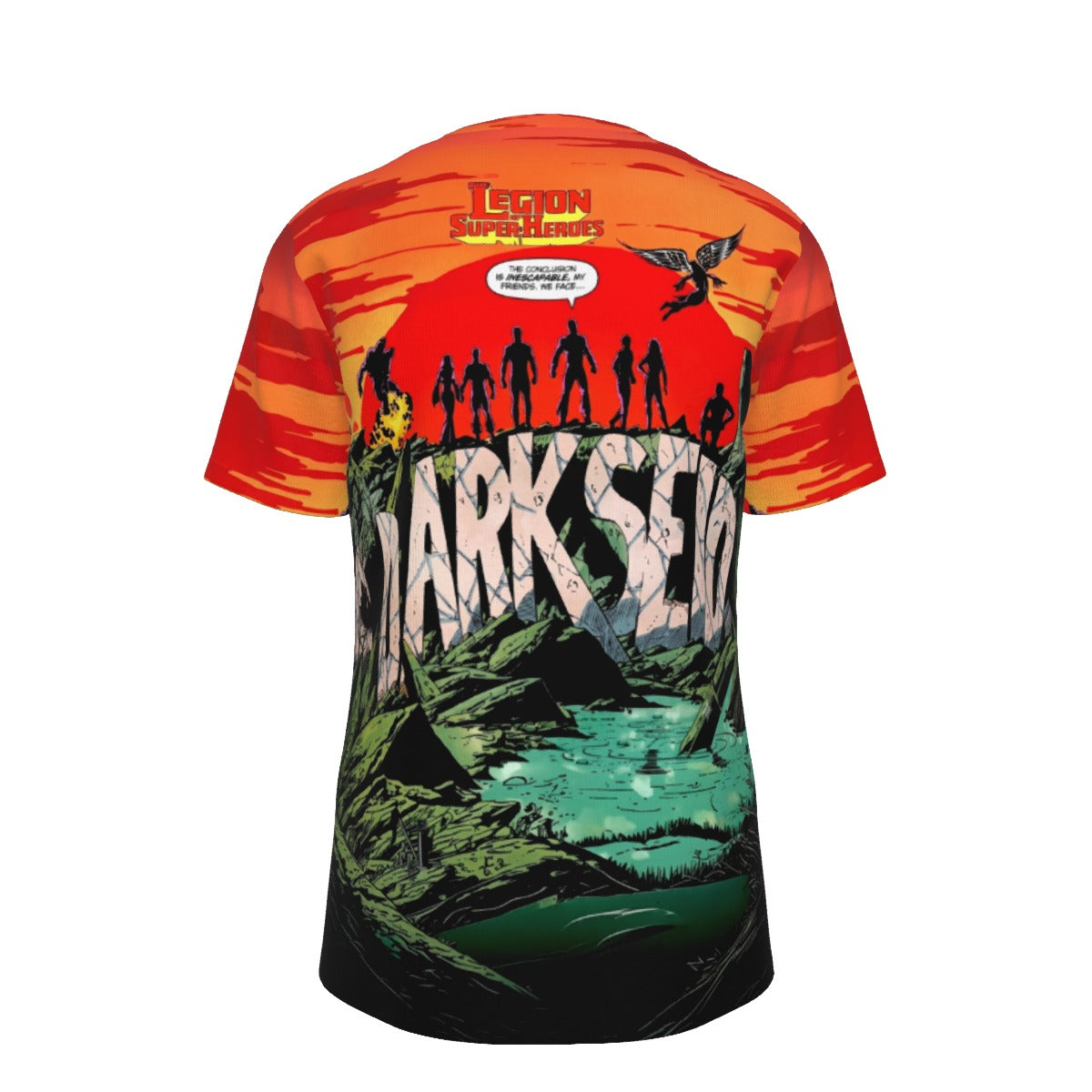 LEGION OF SUPERHEROES 294 SPLASH  All Over Print Shirt & Tank Top -THE GREAT DARKNESS SAGA (Copy)