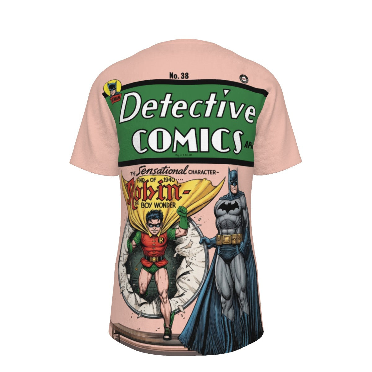 DETECTIVE 38 1ST  ROBIN ALL OVER PRINT SHIRT AND TANK TOP - REDRAWN