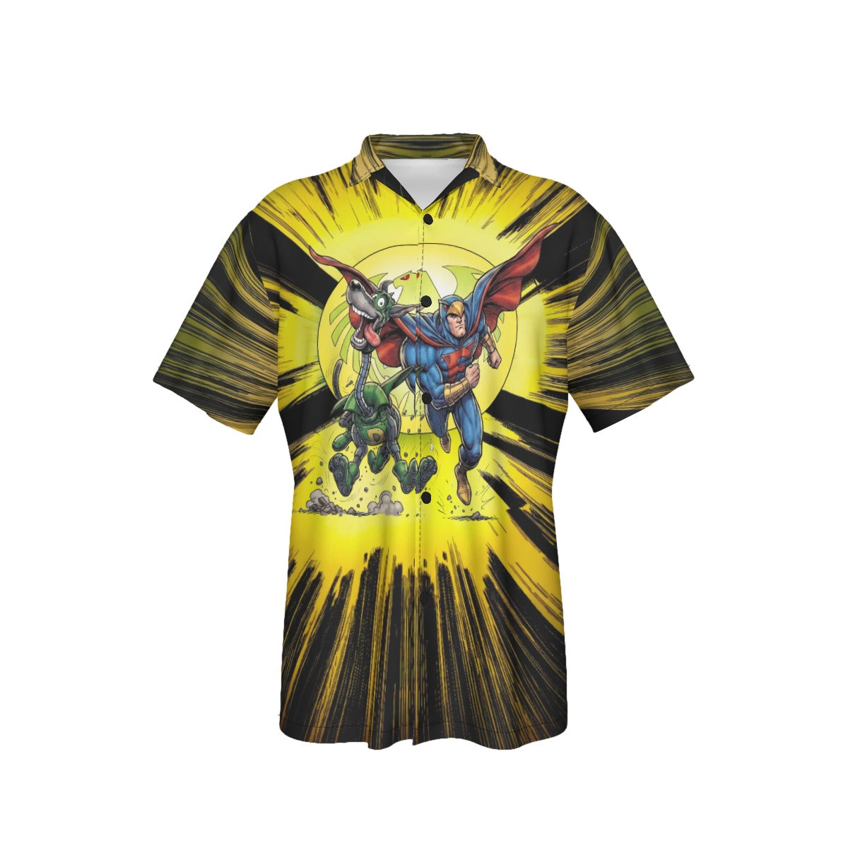 FALCON AND DYNOMUTT GO All Over Print Shirt & Tank Top - ORIGINAL ART BY EKA