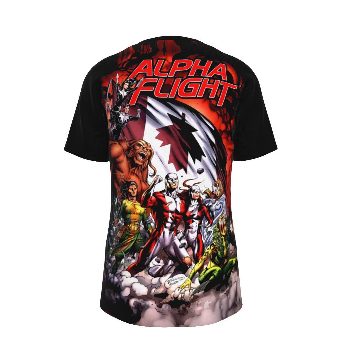 ALPHA FLIGHT 1  OVER PRINT SHIRT AND TANK TOP- EAGLESHAM VARIANT