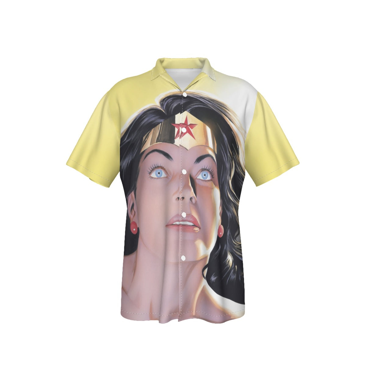 WONDER WOMAN FACE All Over Print Shirt & Tank Top - ALEX ROSS ART