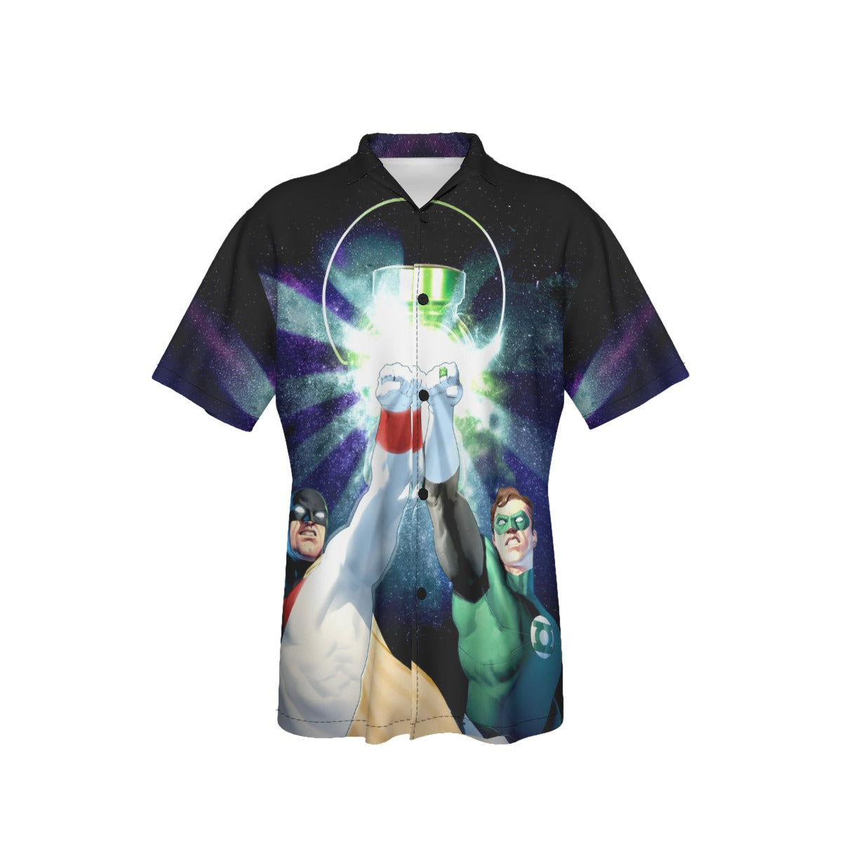 SPACE GHOST GREEN LANTERN PIN UP ALL OVER PRINT SHIRT AND TANK TOP