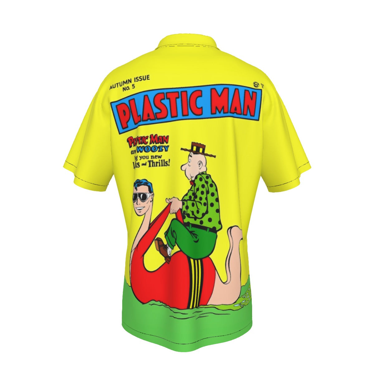 PLASTIC MAN  5 ALL OVER PRINT SHIRT AND TANK TOP