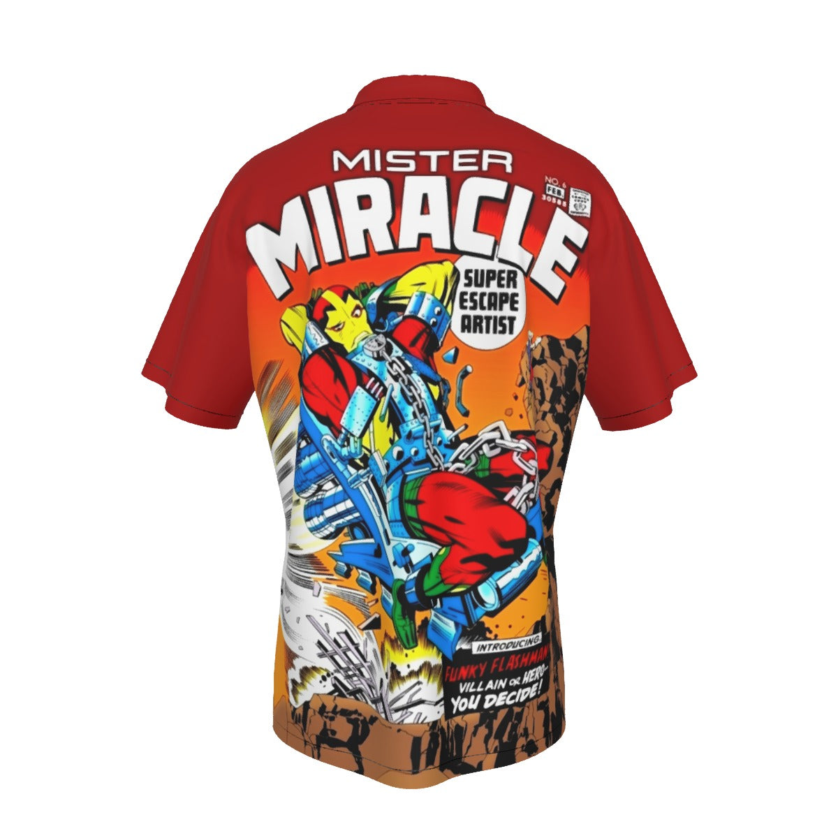 MISTER MIRACLE  5 ALL OVER PRINT SHIRT AND TANK TOP