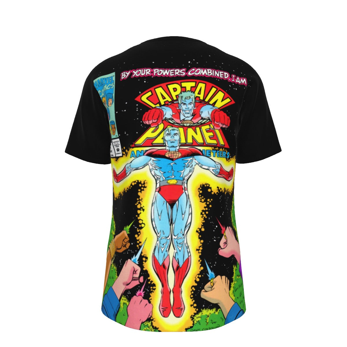 CAPTAIN PLANET 11 All Over Print Shirt & Tank Top- DAVE COCKRUM ART