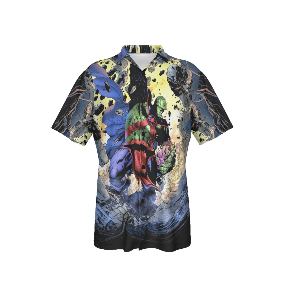 JUSTICE LEAGUE 2 All Over Print Shirt & Tank Top - MARTIAN MANHUNTER PAGE