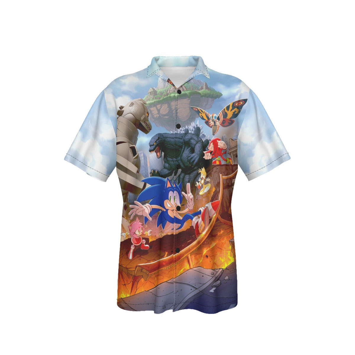 SONIC VS GODZILLA All Over Print Shirt & Tank Top