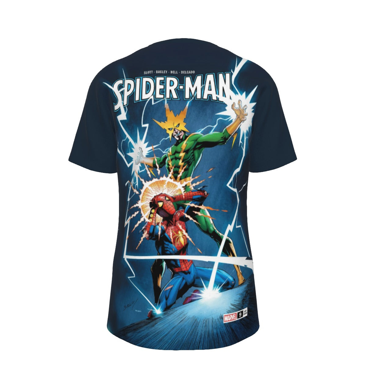 SPIDERMAN 9 V4 OVER PRINT SHIRT AND TANK TOP- ELECTRO