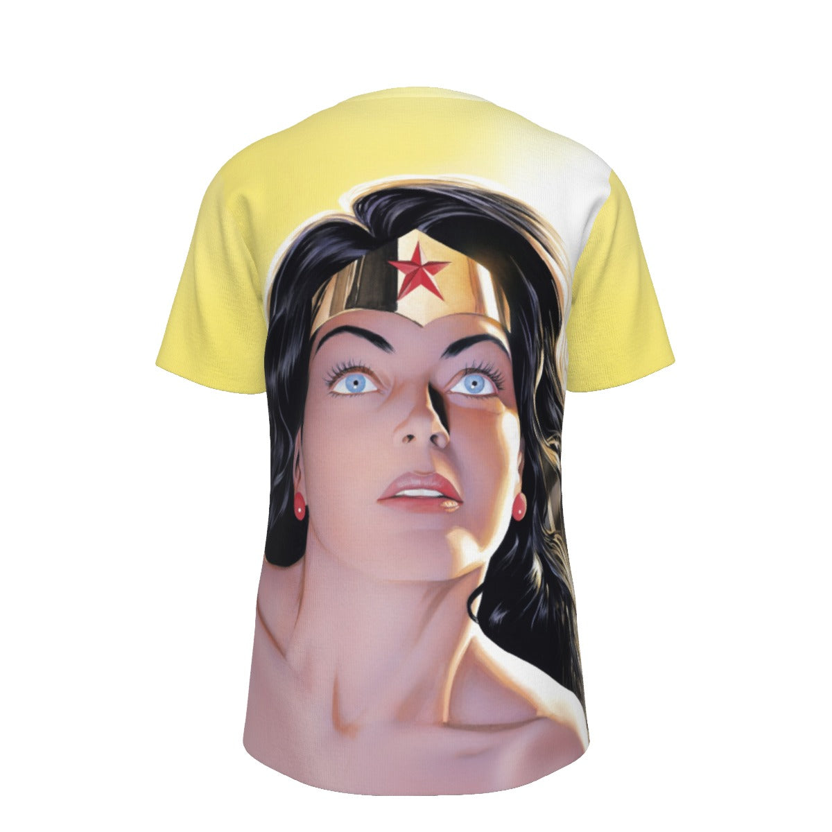 WONDER WOMAN FACE All Over Print Shirt & Tank Top - ALEX ROSS ART