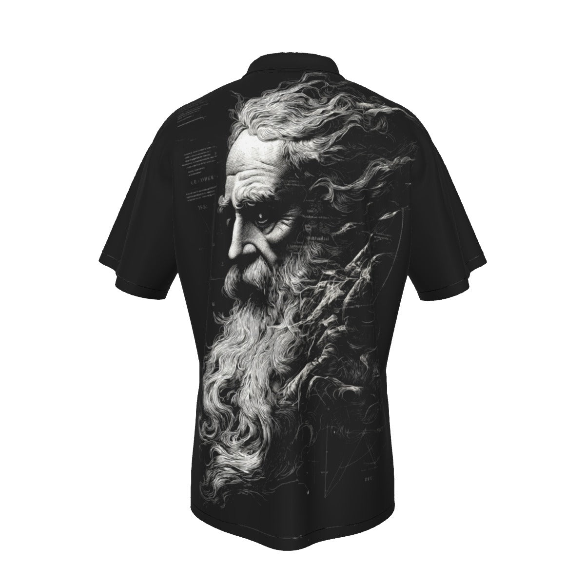 THE DAVINCI BEARD ALL OVER PRINT SHIRT AND TANK TOP -ORIGINAL ART