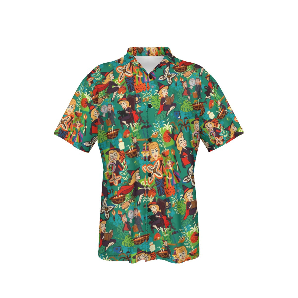 BEWITCHED TIKI HAWAIIAN All Over Print Shirt & Tank Top- ORIGINAL ART BY EKA