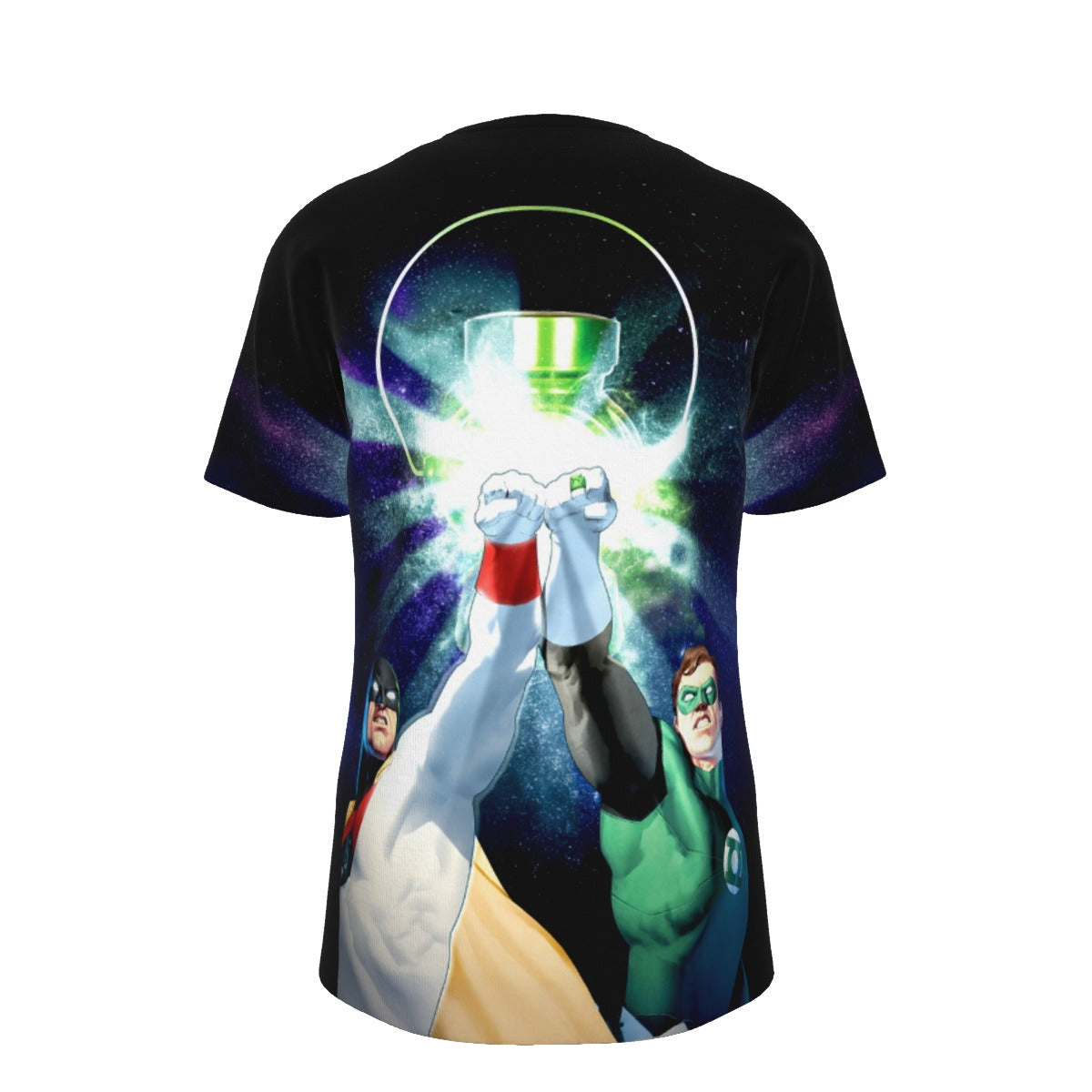 SPACE GHOST GREEN LANTERN PIN UP ALL OVER PRINT SHIRT AND TANK TOP