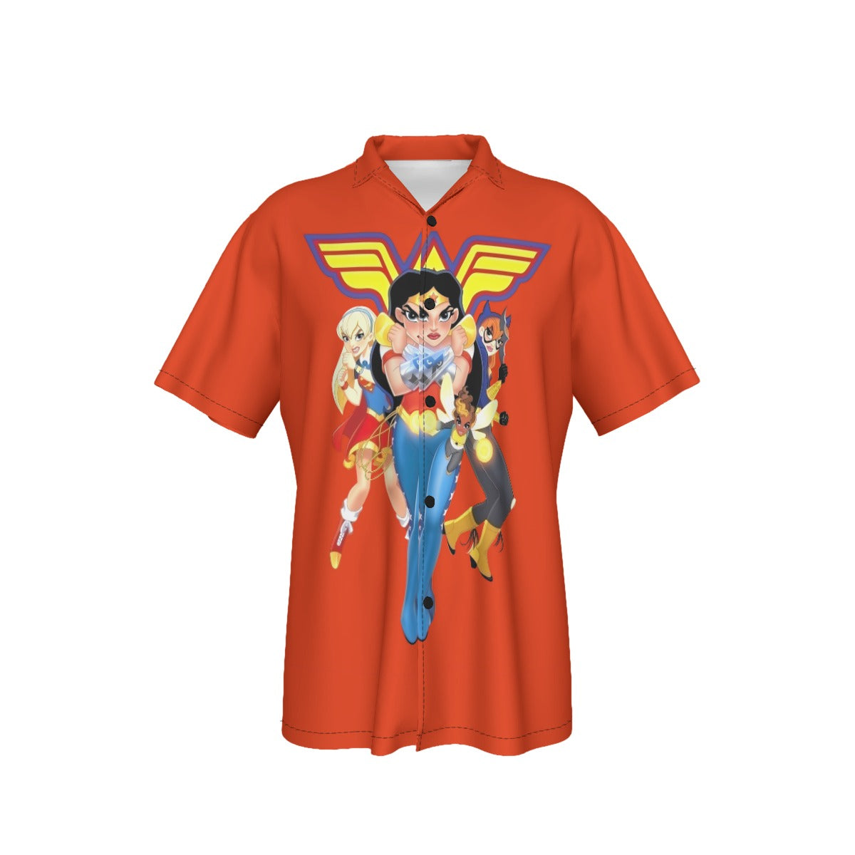 DC SUPERHERO GIRLS 1 ALL OVER PRINT SHIRT AND TANK TOP- WONDER WOMAN
