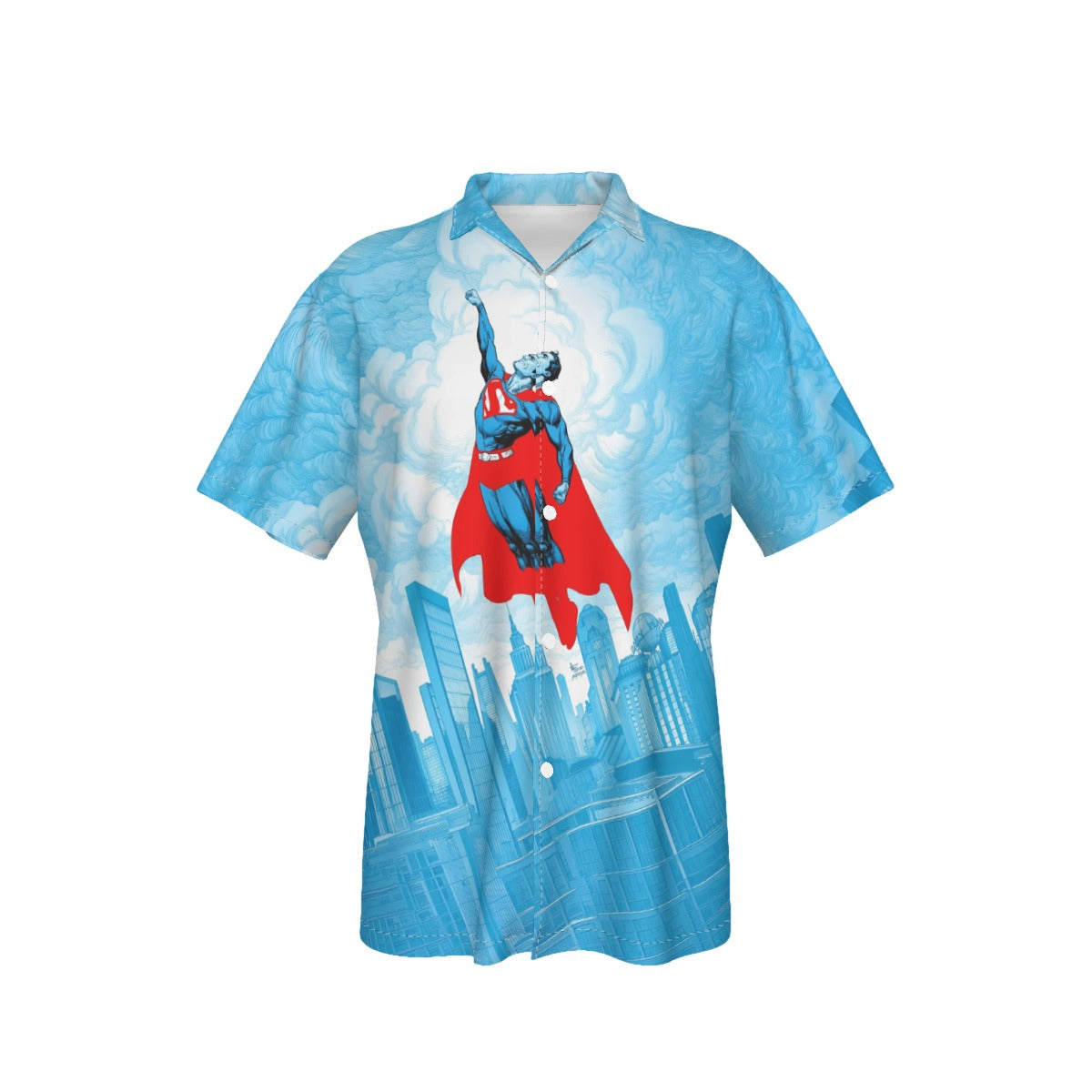 SUPERMAN RED AND BLUE All Over Print Shirt & Tank Top