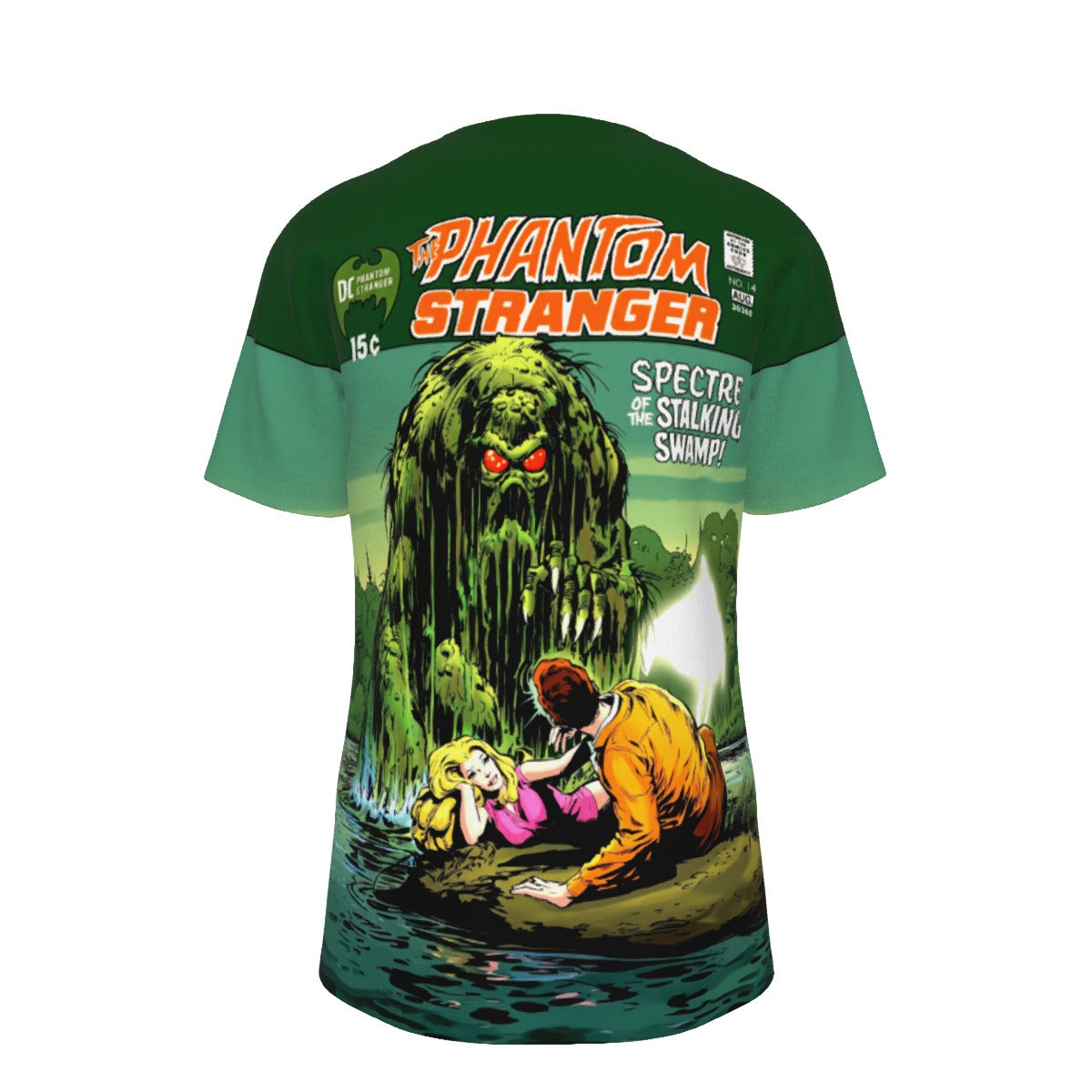 PHANTOM STRANGER 14 All Over Print Shirt & Tank Top - SWAMP THING -NEAL ADAMS ART