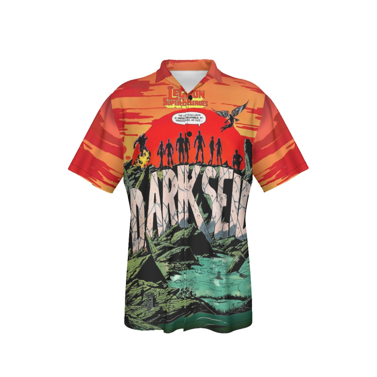 LEGION OF SUPERHEROES 294 SPLASH  All Over Print Shirt & Tank Top -THE GREAT DARKNESS SAGA (Copy)