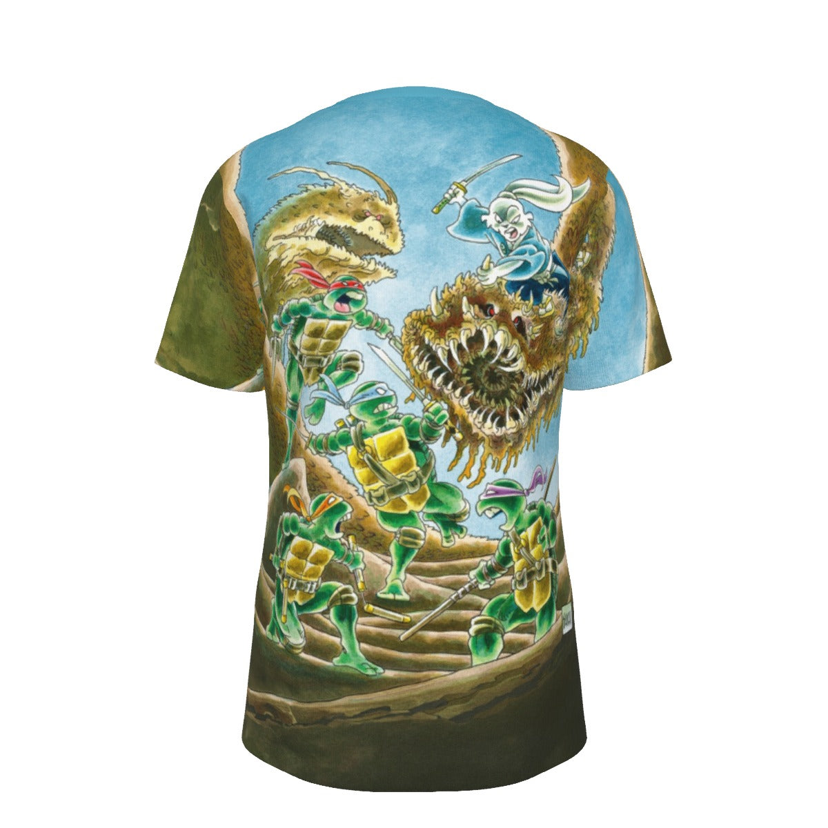USAGI YOJIMBO VS TNMT All Over Print Shirt & Tank Top - TEENAGED MUTANT NINJA TURTLES