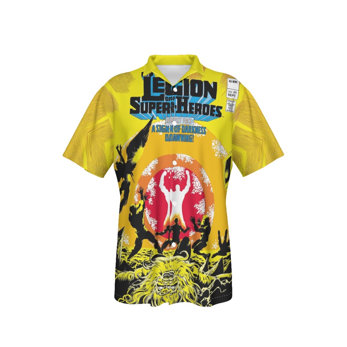 LEGION OF SUPERHEROES 291  All Over Print Shirt & Tank Top -THE GREAT DARKNESS SAGA