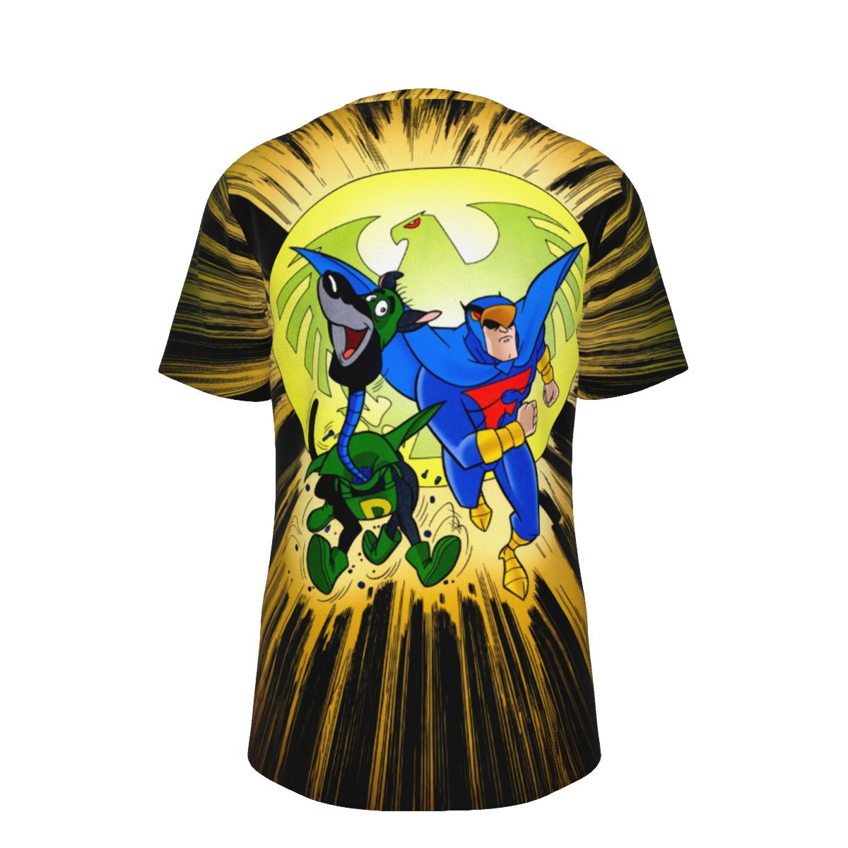 FALCON AND DYNOMUTT GO All Over Print Shirt & Tank Top - ORIGINAL ART BY EKA