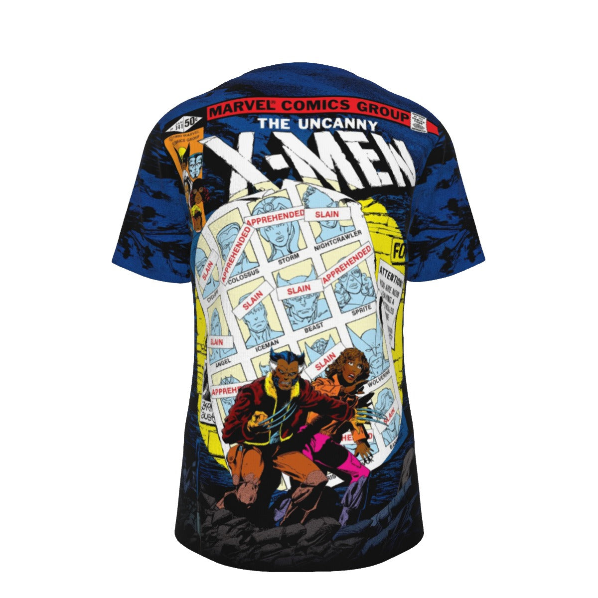 XMEN 141 AFRO VAR OVER PRINT SHIRT AND TANK