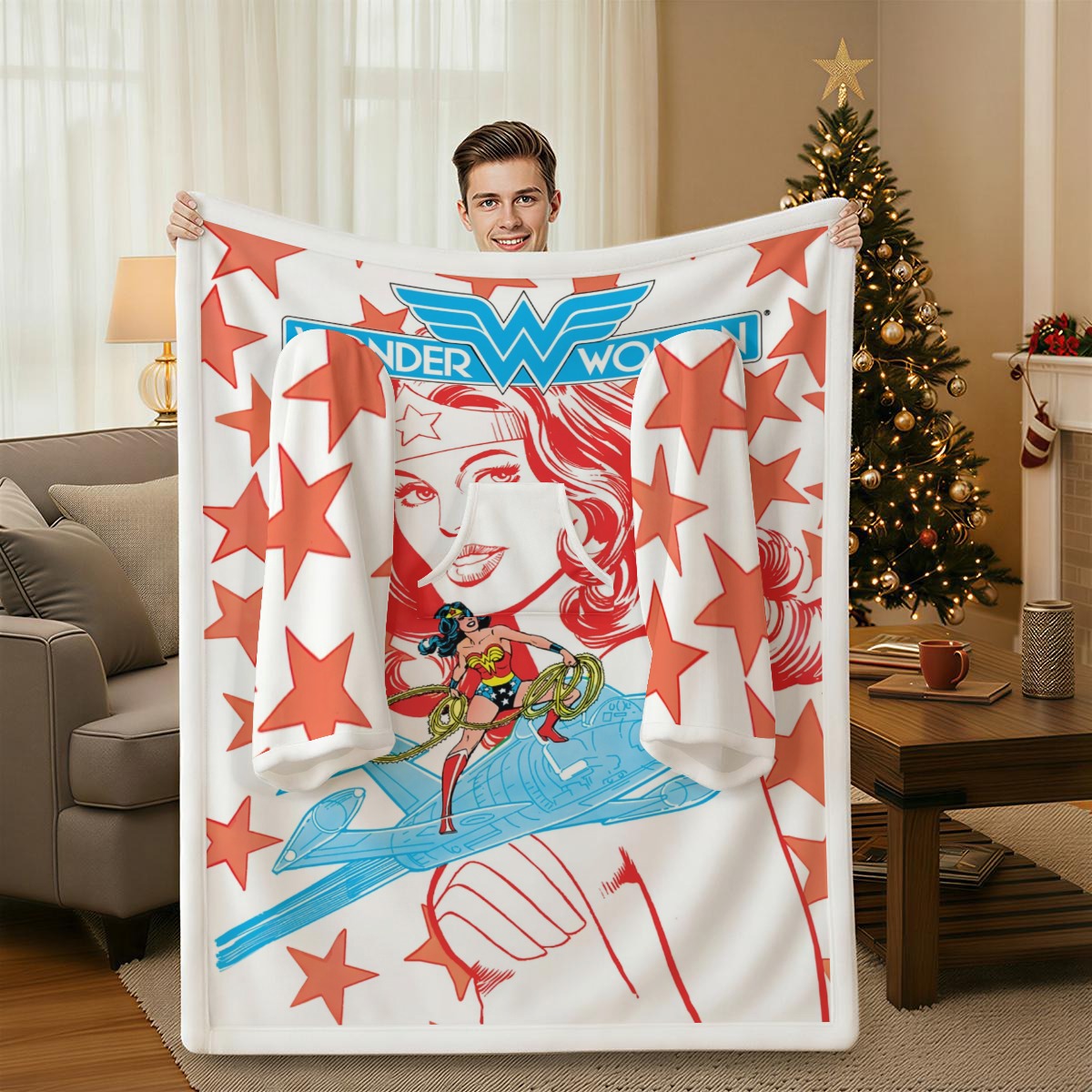 WONDER WOMAN WEARABLE COZY BLANKET