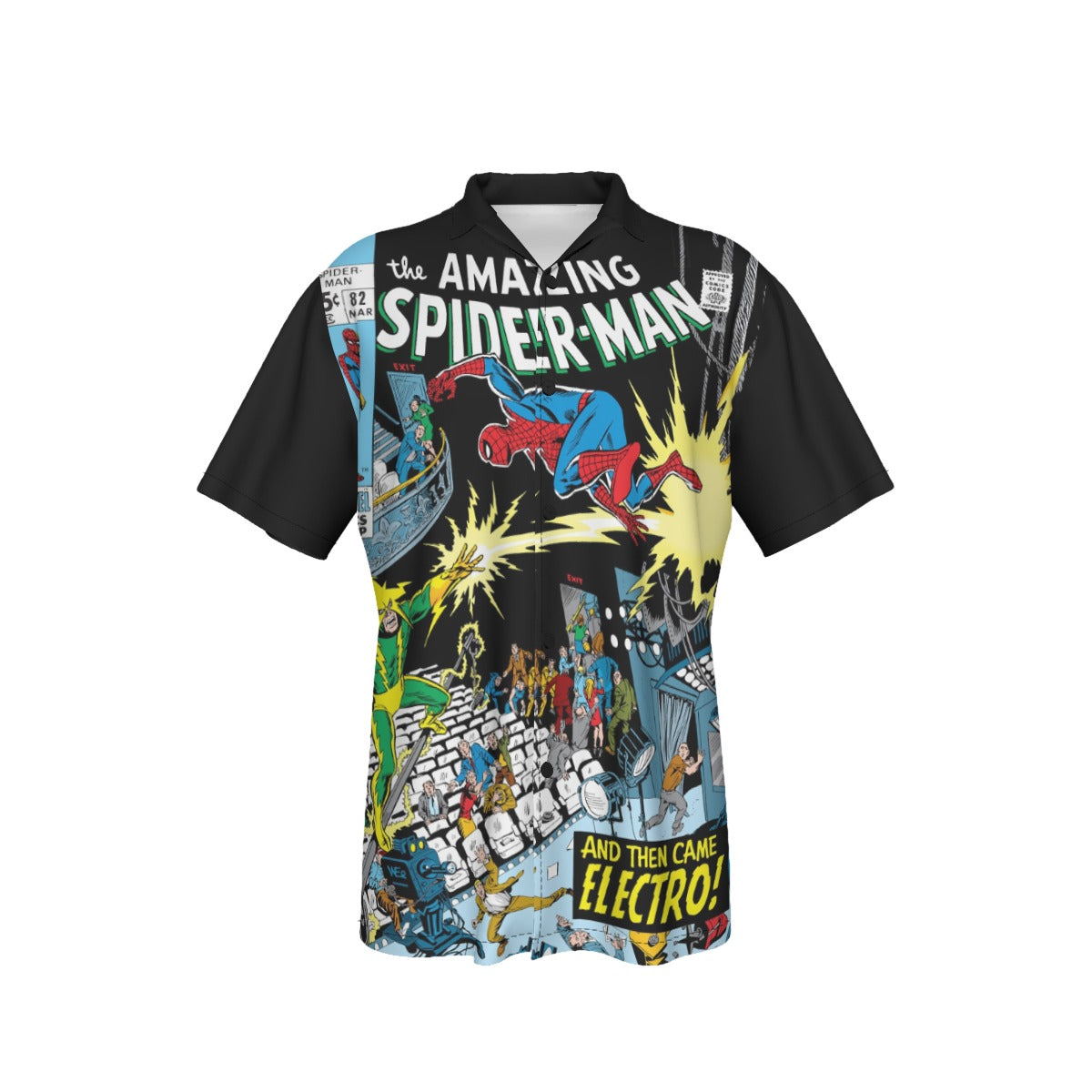 AMAZING SPIDERMAN 82 OVER PRINT SHIRT AND TANK TOP- ELECTRO
