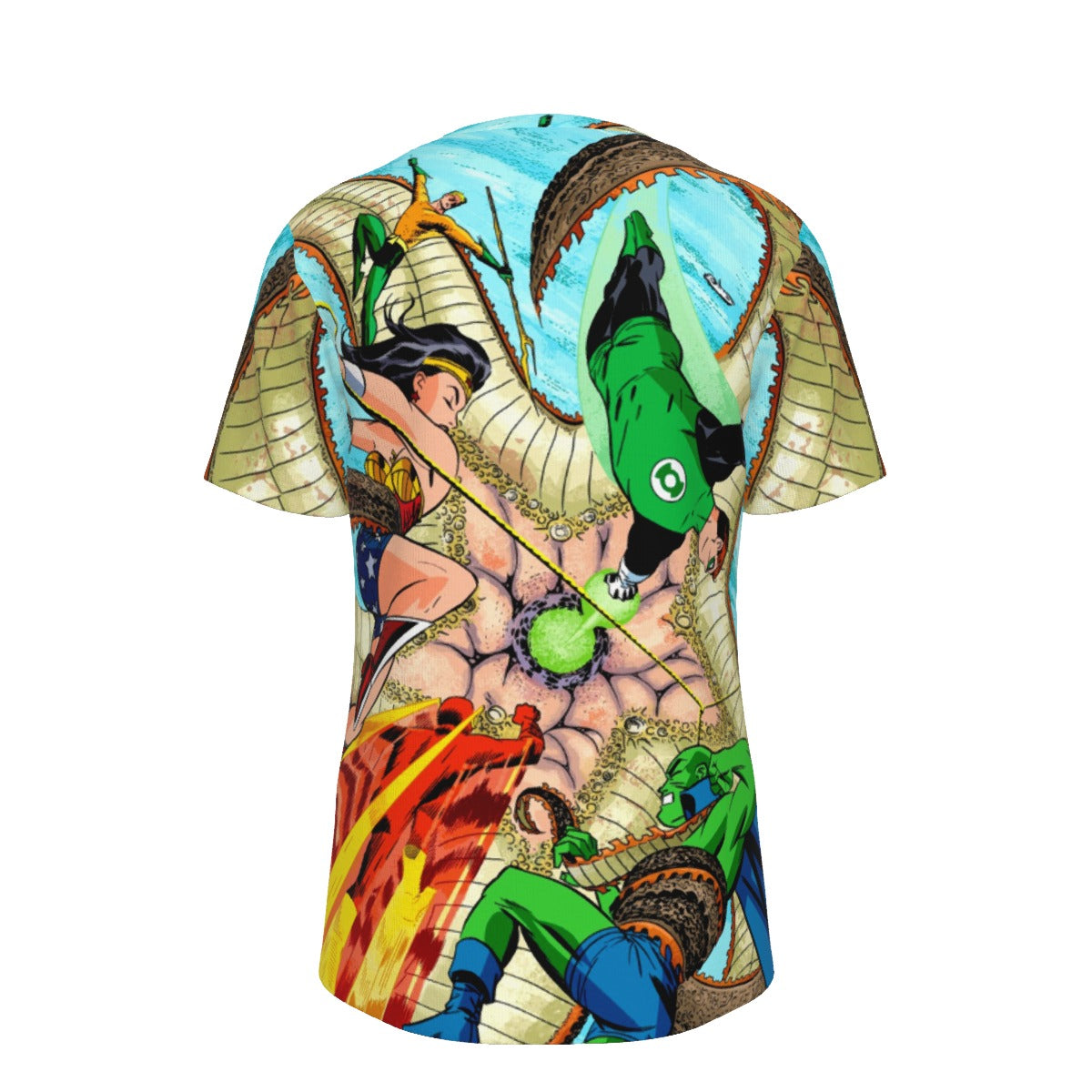 JLA VS STARRO - NEW FRONTIER All Over Print Shirt & Tank Top - DARWYN COOKE ART