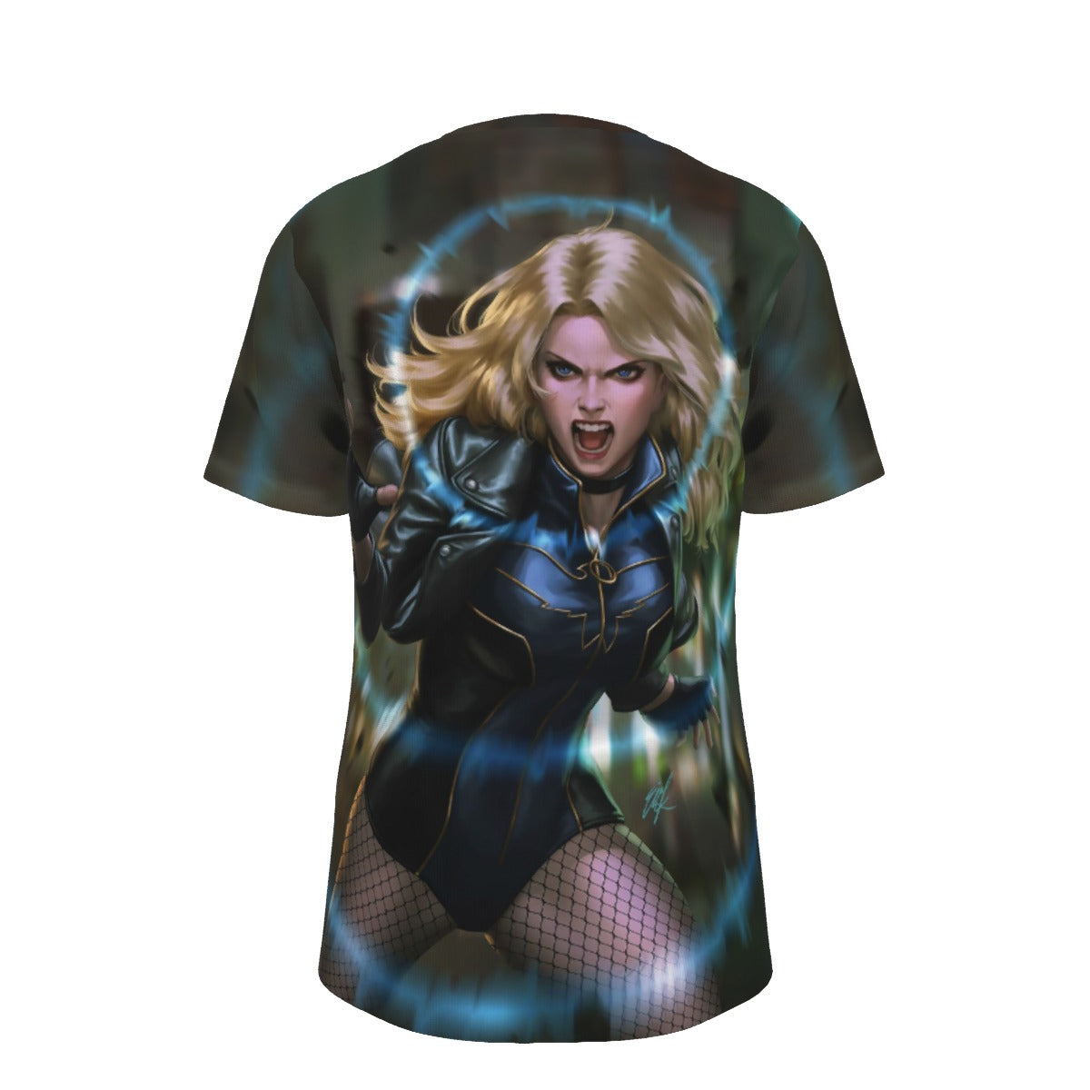 BLACK CANARY SONIC CRY ALL OVER PRINT SHIRT AND TANK TOP