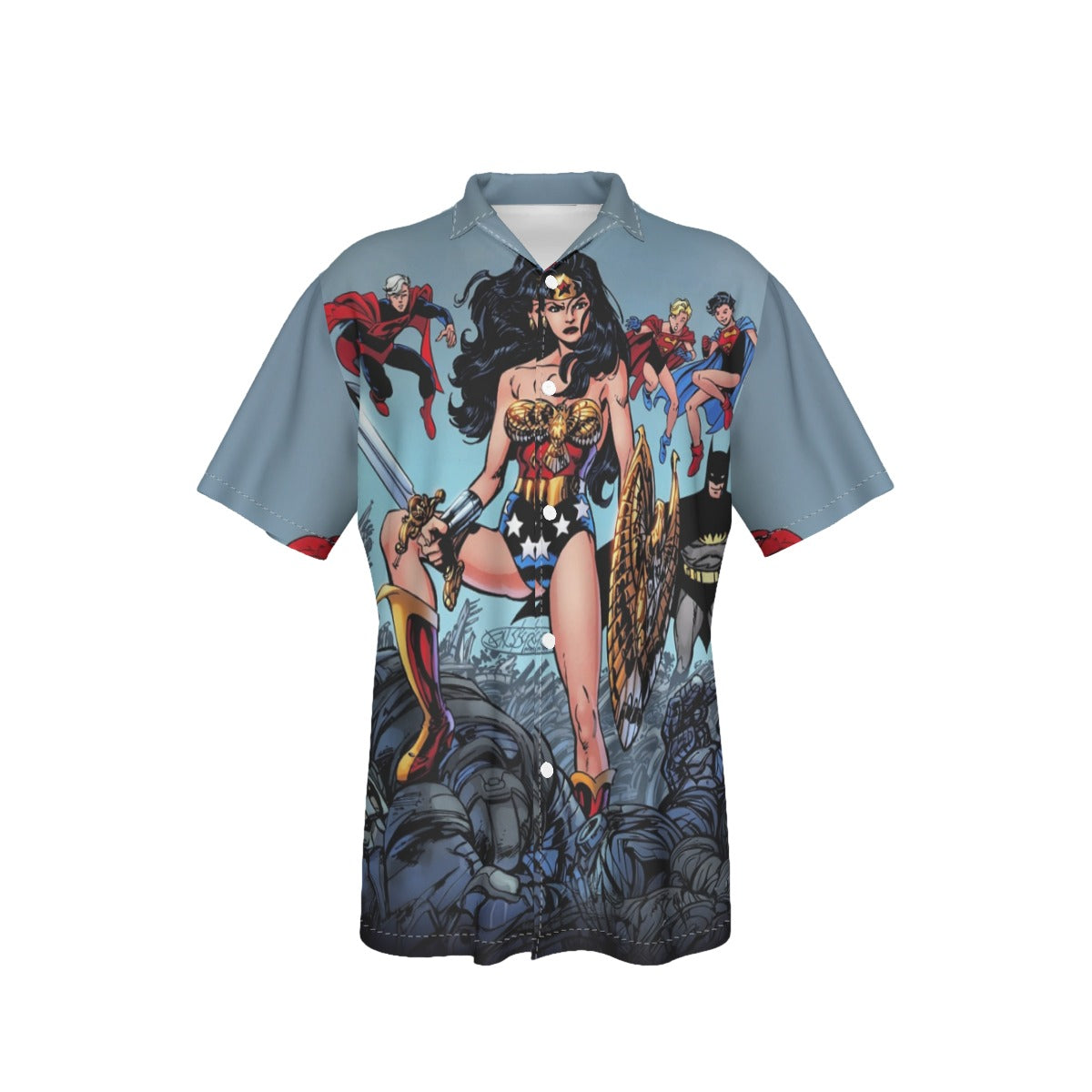 GENERATIONS 3 WONDER WOMAN All Over Print Shirt & Tank Top - JOHN BYRNE ART