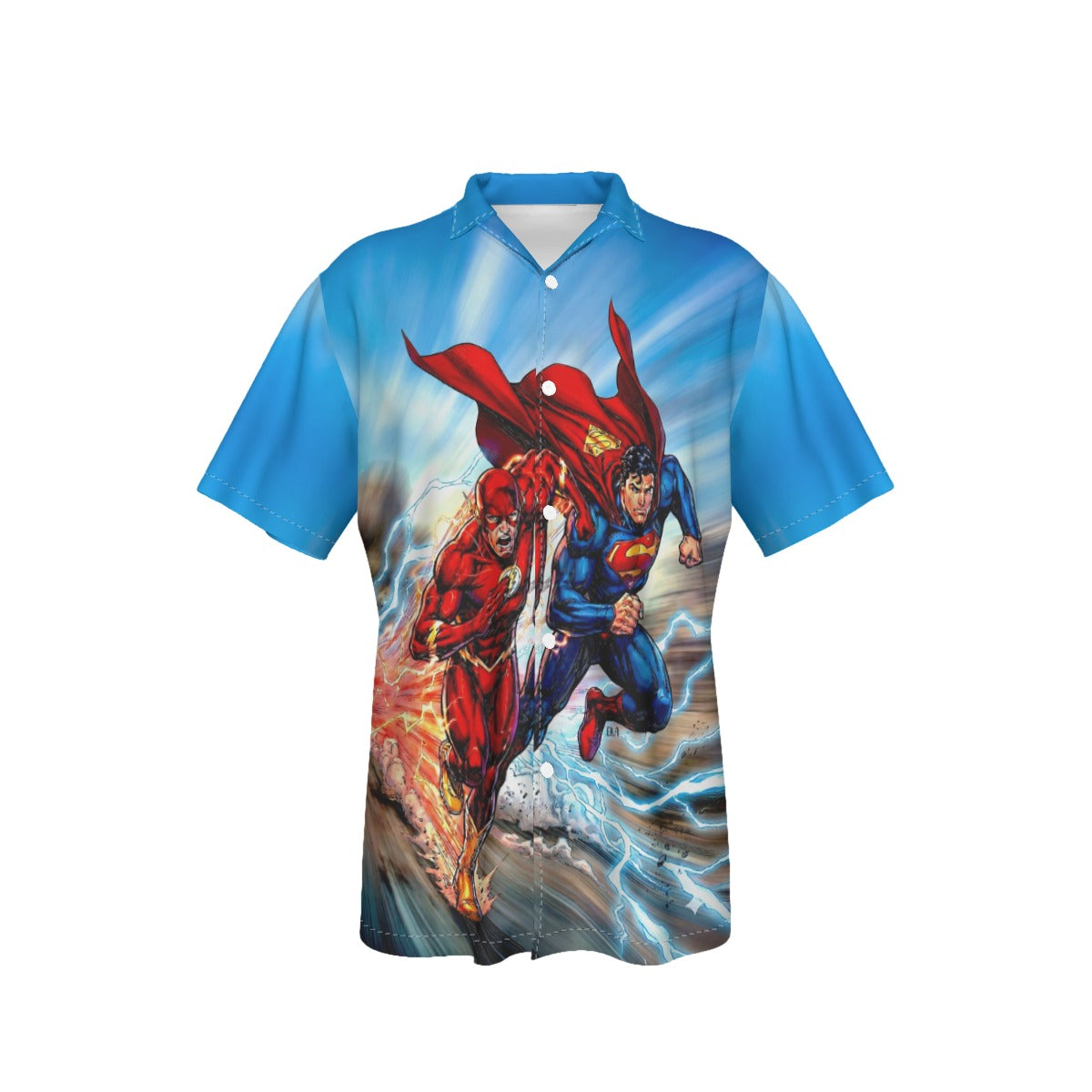 SUPERMAN FLASH RACE All Over Print Shirt & Tank Top  -PRIVATE EDITIONS