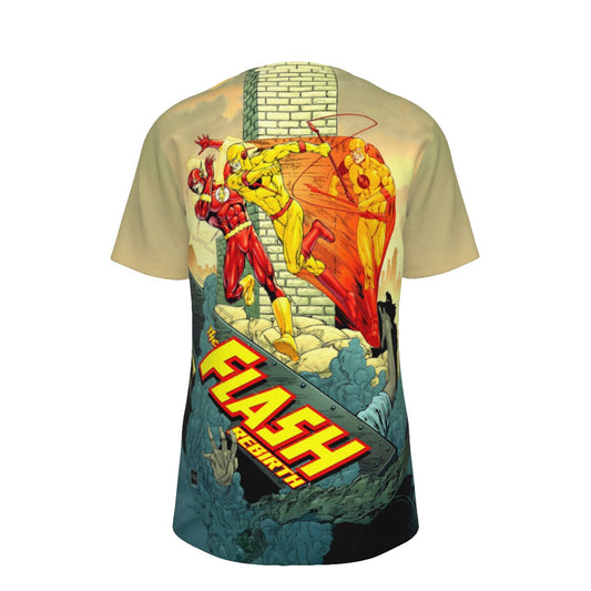 FLASH REBIRTH 5 OVER PRINT SHIRT AND TANK TOP