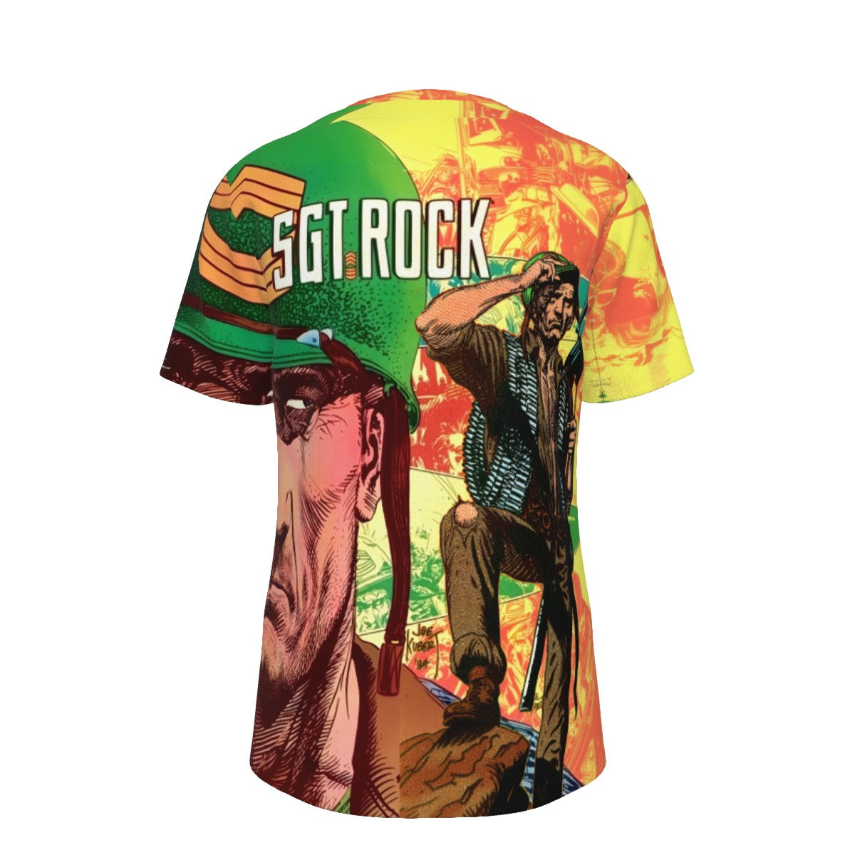 SGT ROCK TRIBUTE SHIRT ALL OVER PRINT SHIRT AND TANK TOP