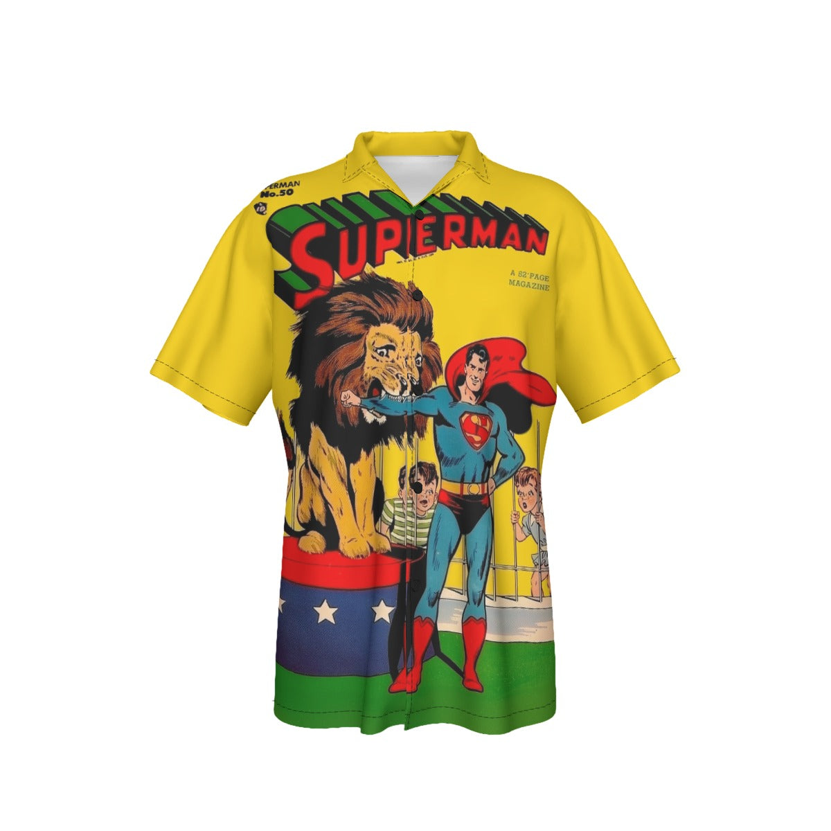 SUPERMAN 50 ALL OVER PRINT SHIRT AND TANK TOP