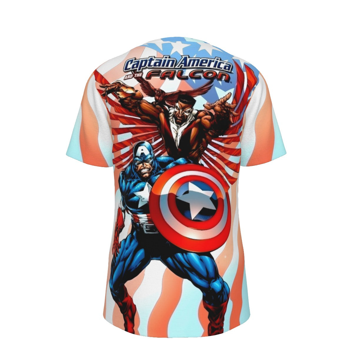 CAPTAIN AMERICA FALCON COLLECTION 2 ALL OVER PRINT SHIRT AND TANK TOP