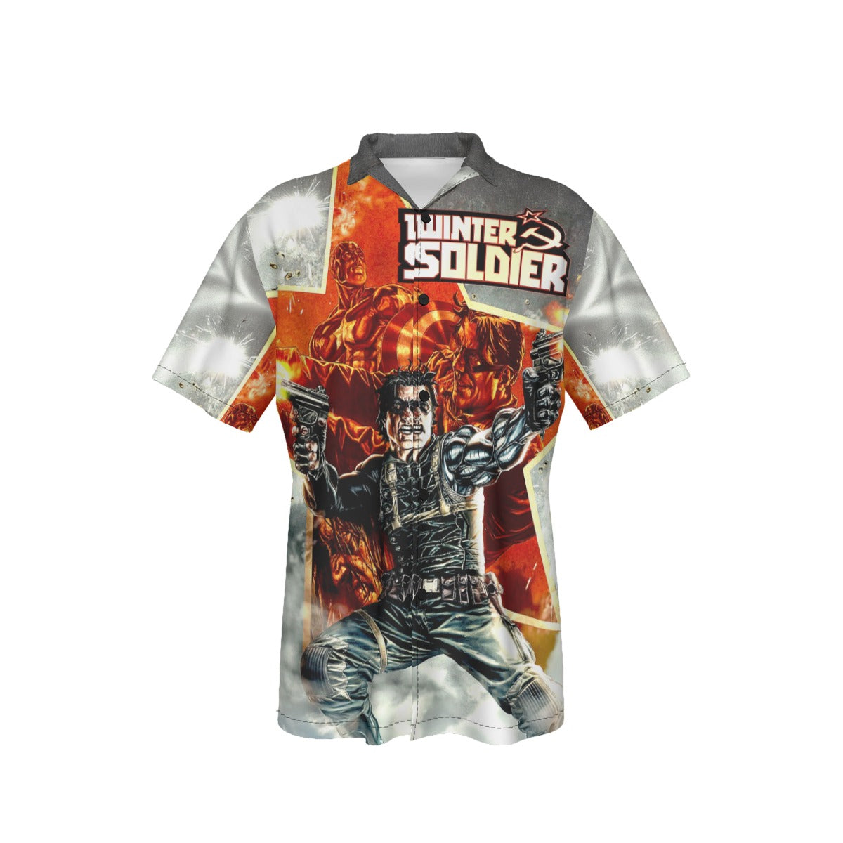 WINTER SOLDIER 1 OVER PRINT SHIRT AND TANK TOP - DR FATE