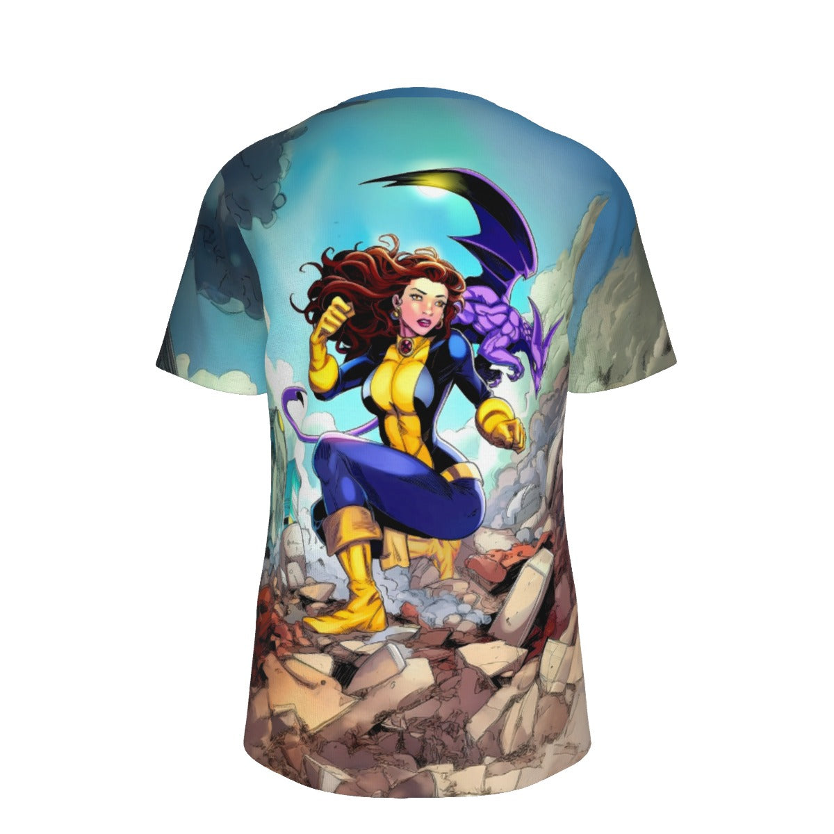 KITTY PRYDE LOCKHEED READY OVER PRINT SHIRT AND TANK TOP -ORIGINAL ART