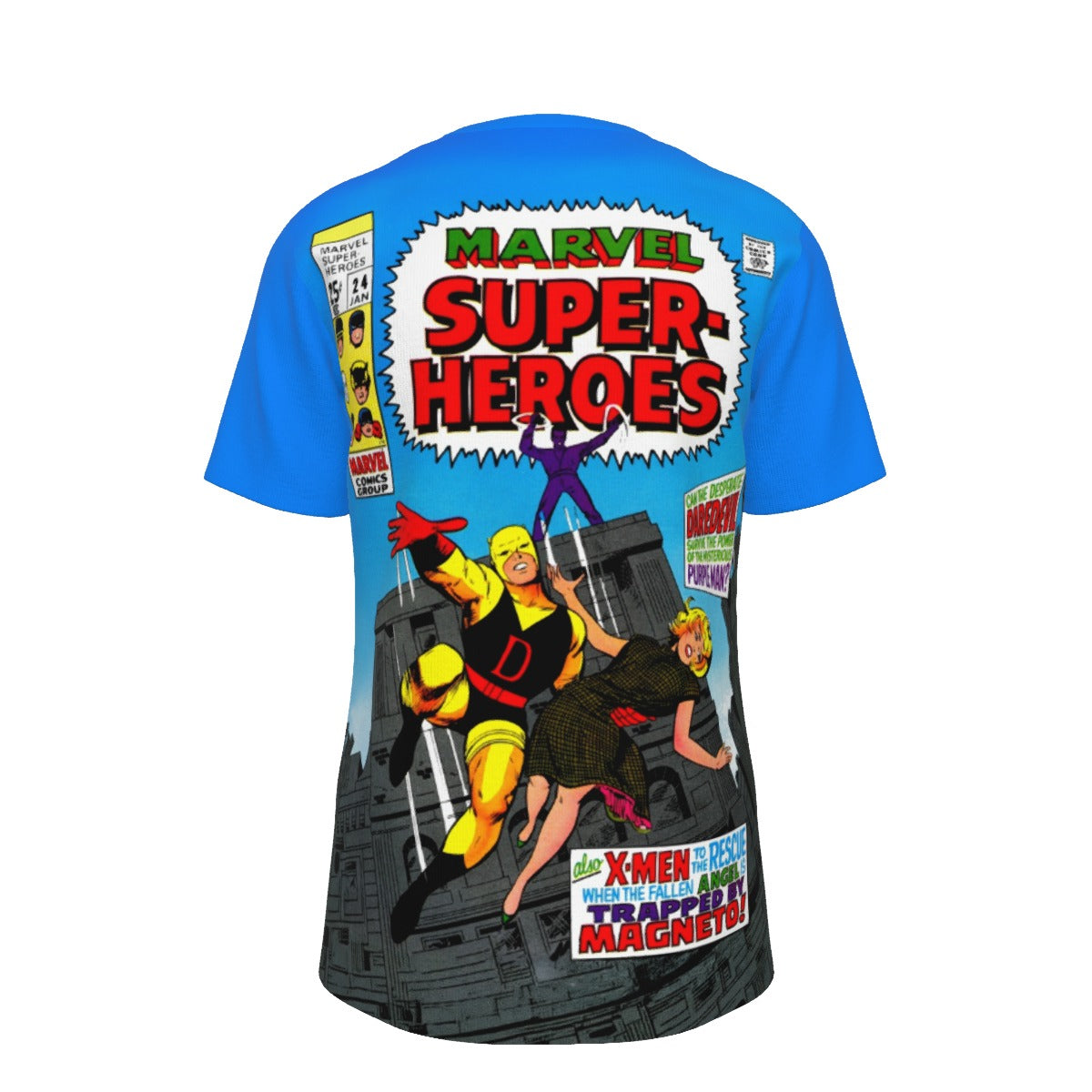 MARVEL SUPER HEROES 24 All Over Print Shirt & Tank Top - DAREDEVIL