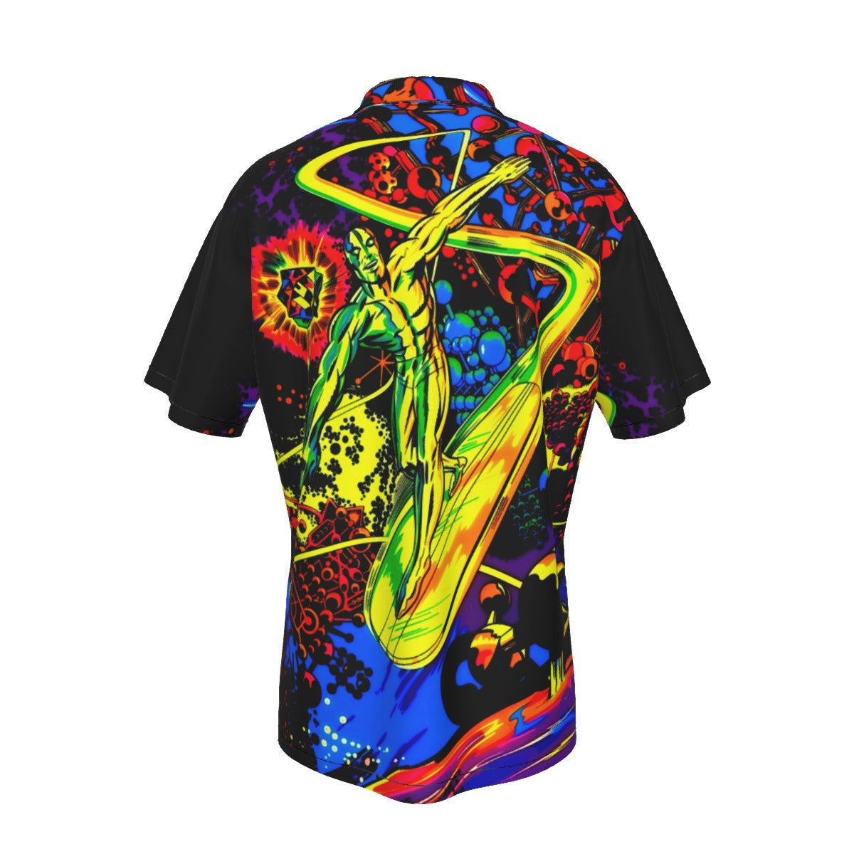 PSYCHEDELIC SILVER SURFER OVER PRINT SHIRT AND TANK TOP - JACK KIRBY ART