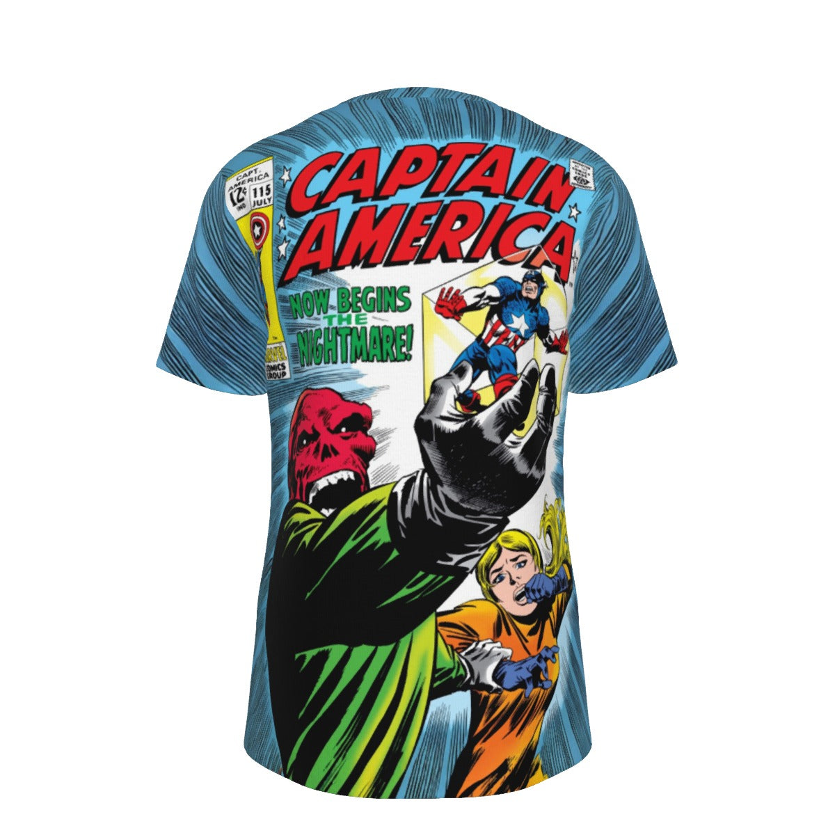 CAPTAIN AEMRICA 115 All Over Print Shirt & Tank Top